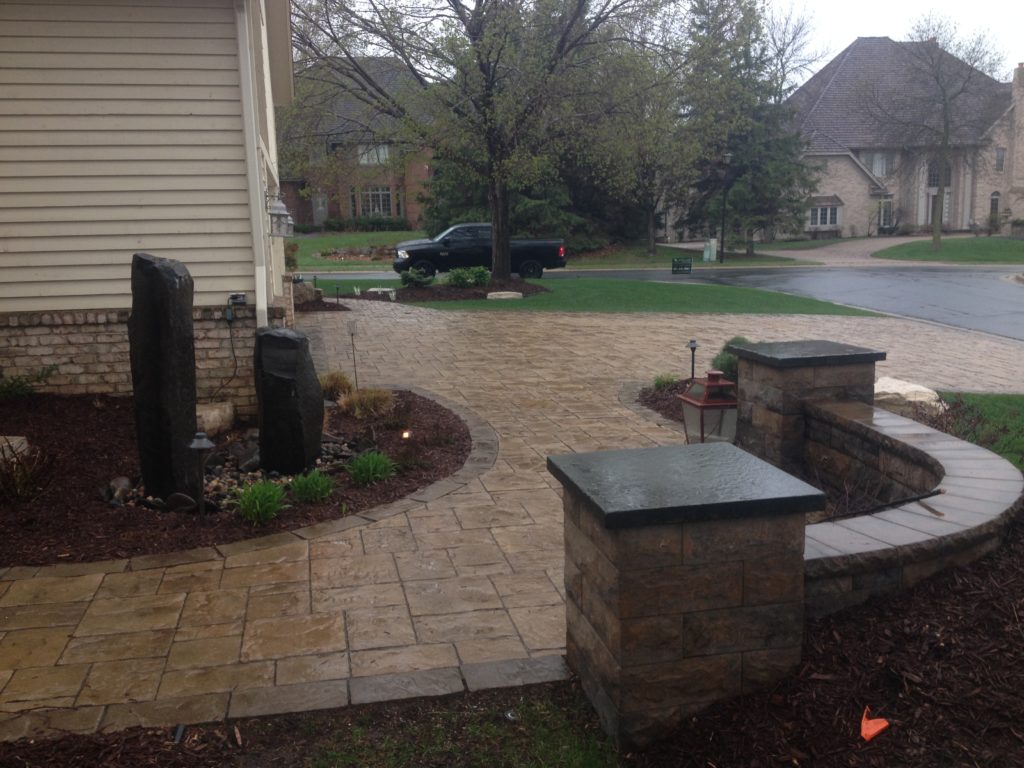 Some people really like the look of a wet paver. it can make colors darker and more dramatic. 