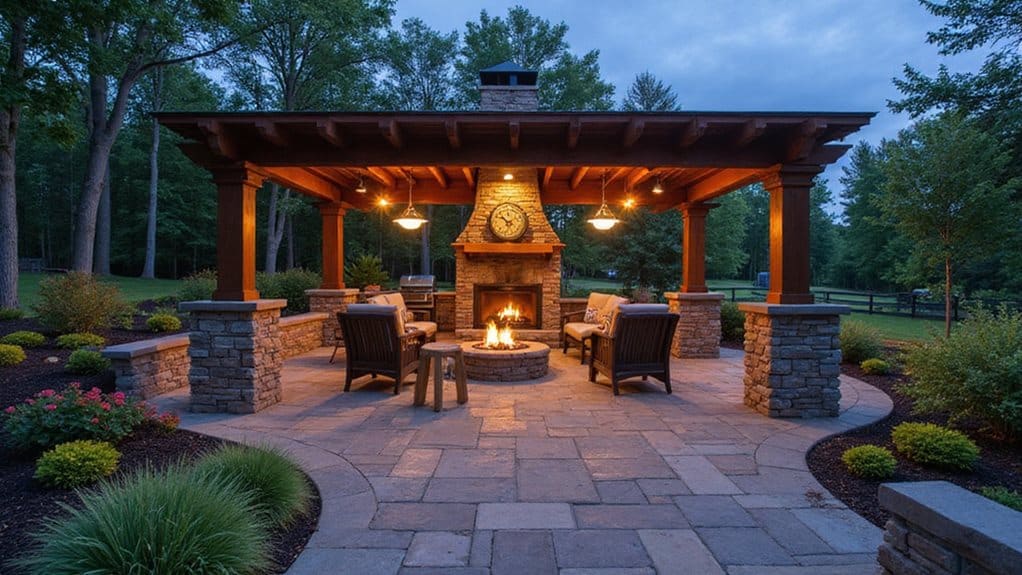 luxury outdoor living designs
