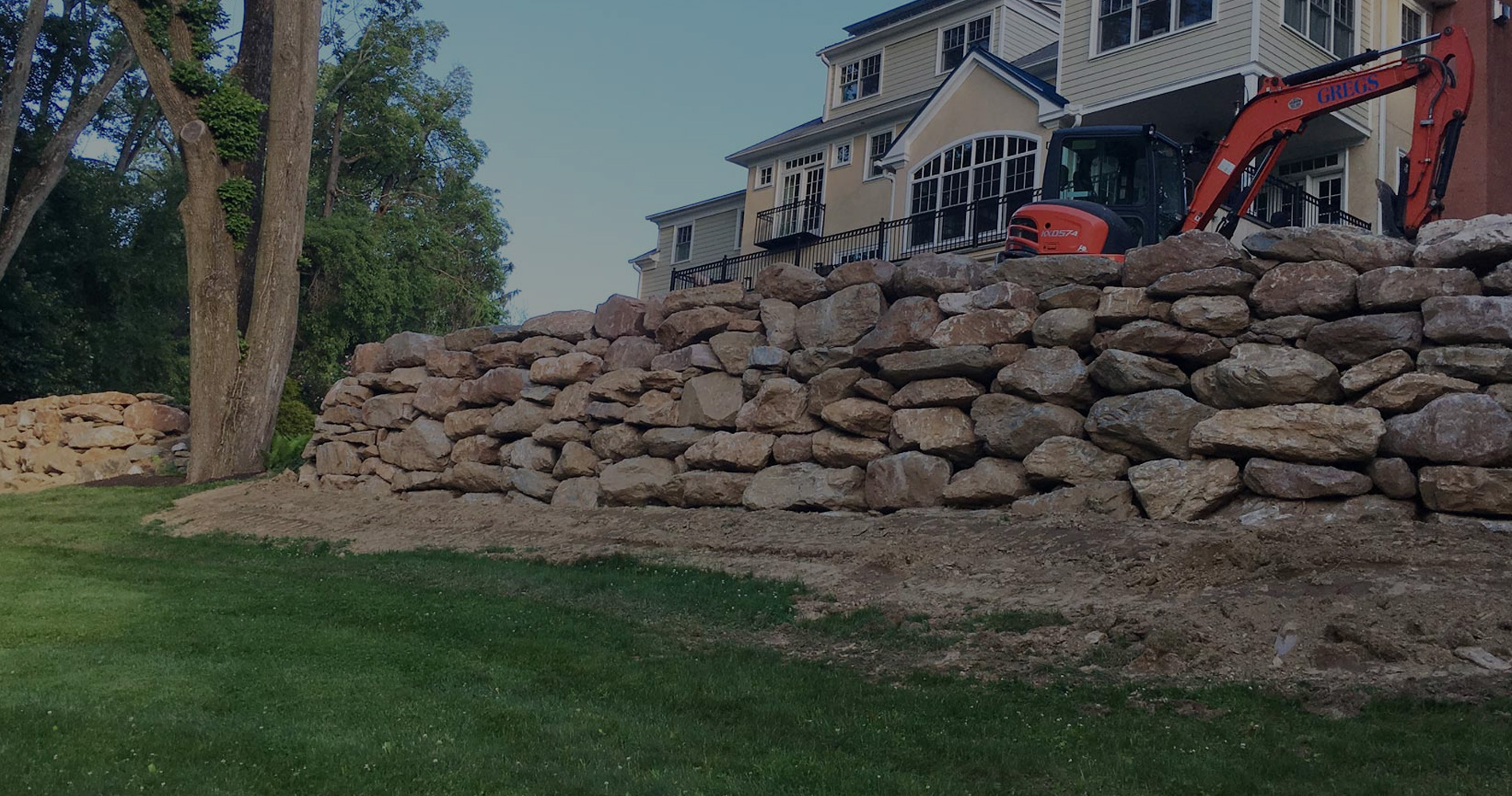 Boulder retaining wall contractor in Minnesota