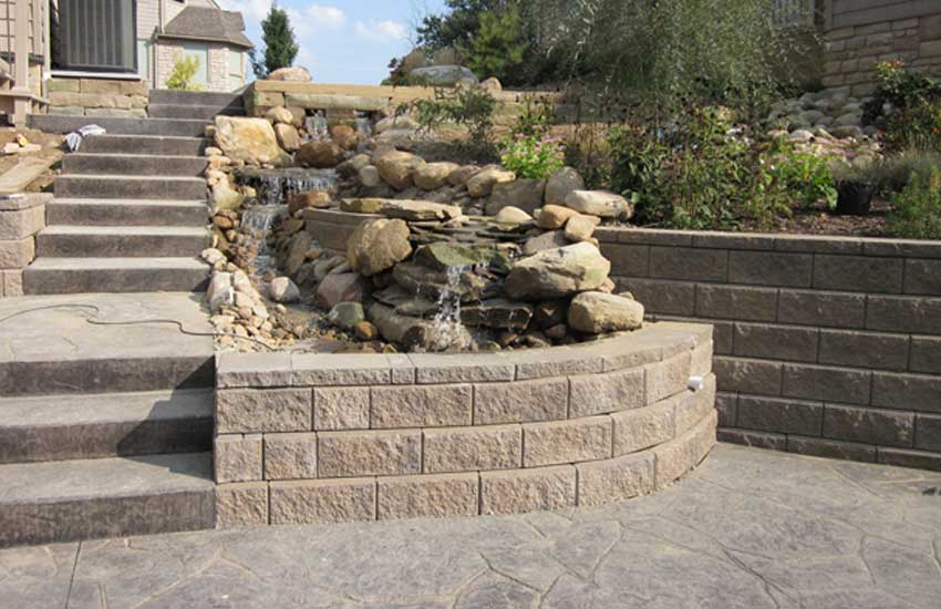 Concrete retaining wall systems Minnesota